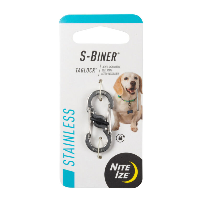 Nite Ize S-Biner TagLock Mosquetón para perros thumbnail