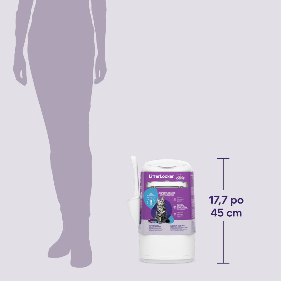 Litter Genie LitterLocker Cubo Depósito de Excremento para gatos thumbnail