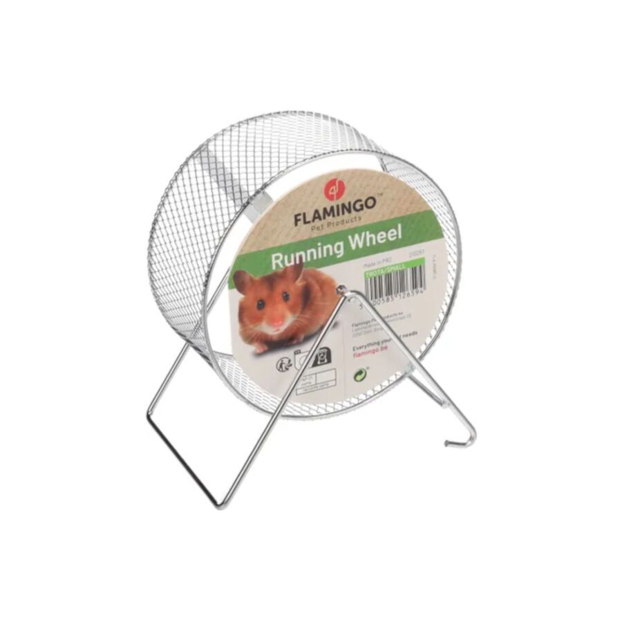 18 cm Flamingo Trota Rueda Juguete ejercicios para roedores &nbsp;, , large Imagen numero 3