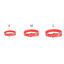Gotoo Collar Biothane rojo para perros, , large indicador imagen numero 5