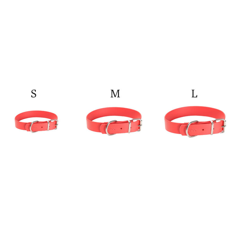 Gotoo Collar Biothane rojo para perros thumbnail
