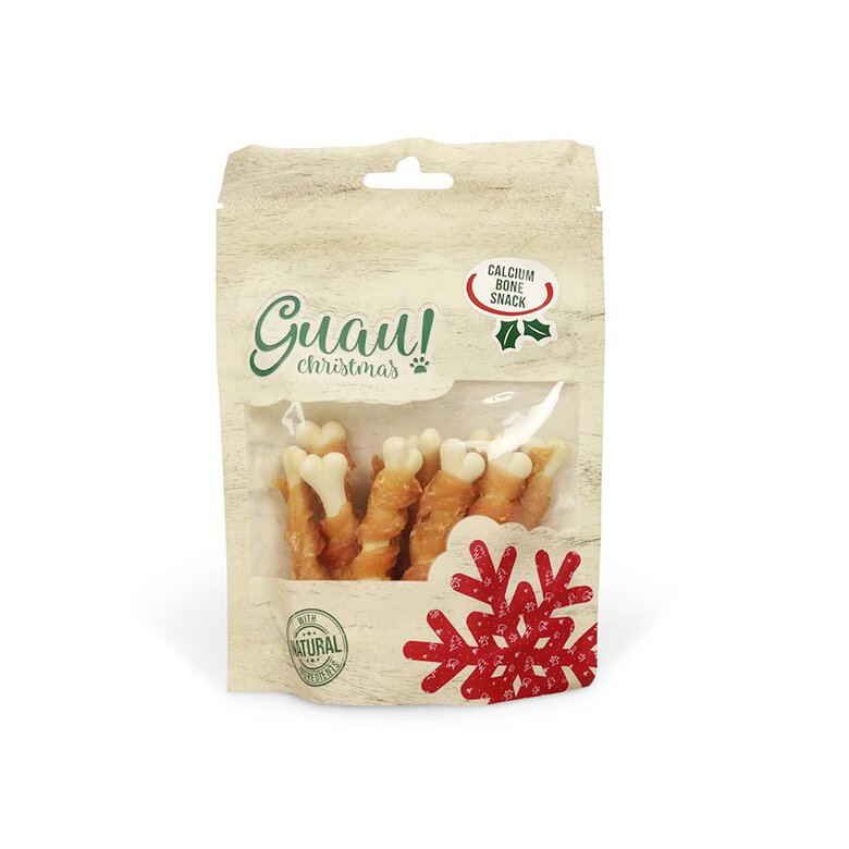 Guau Christmas huesos de calcio  snack para perros image number null