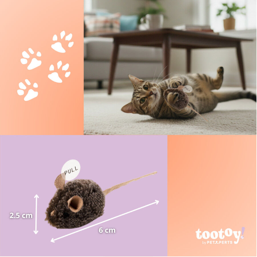 Tootoy! Rat&oacute;n de Juguete con Sonido para gatos, , large Imagen numero 4