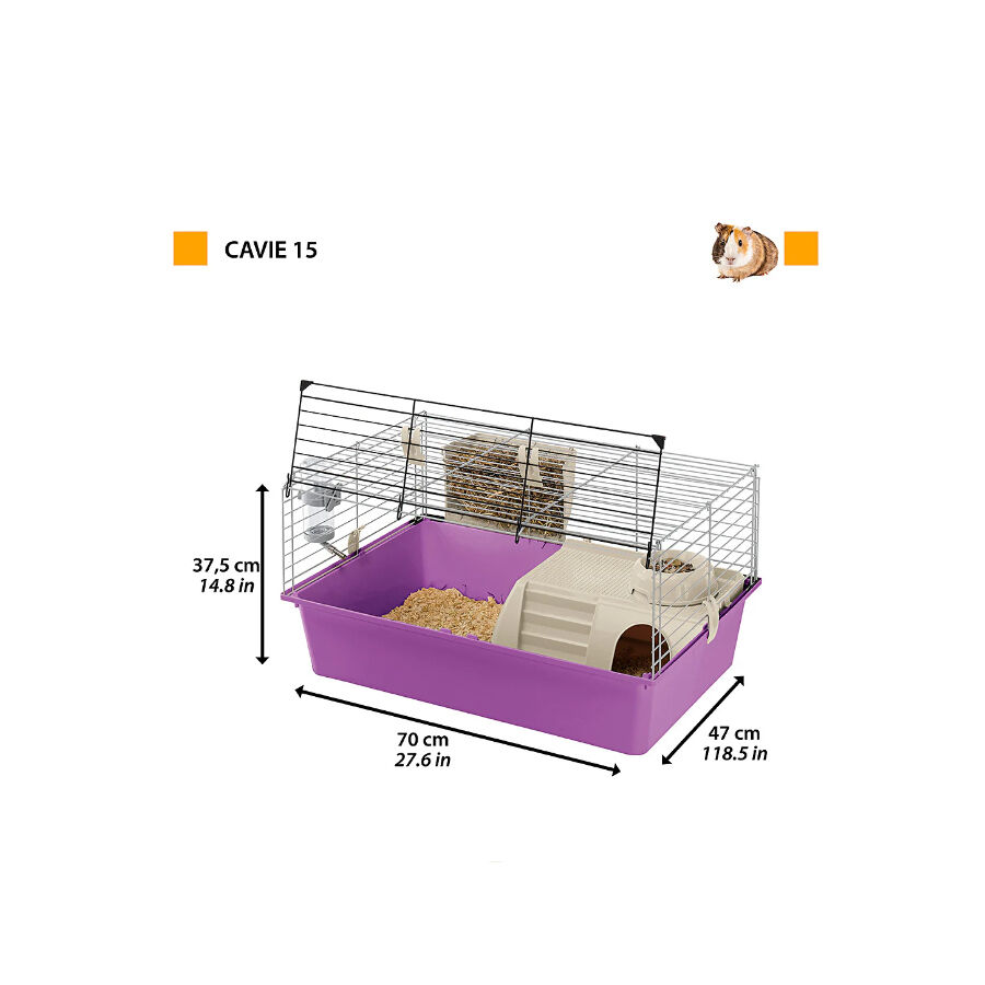 Ferplast Cavie 15 Jaula para roedores, , large Imagen numero 2