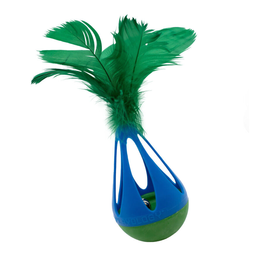 Playology Juguete Interactivo con Plumas y Cascabel para gatos, , large Imagen numero 2