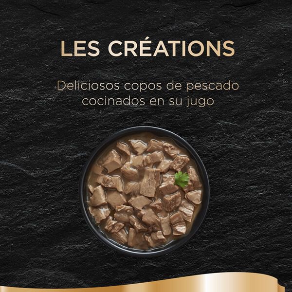 4 sobres x 85 g Sheba Les Cr&eacute;ations Pescado Salsa en Bolsita para Gatos - Multipack, , large Imagen numero 3