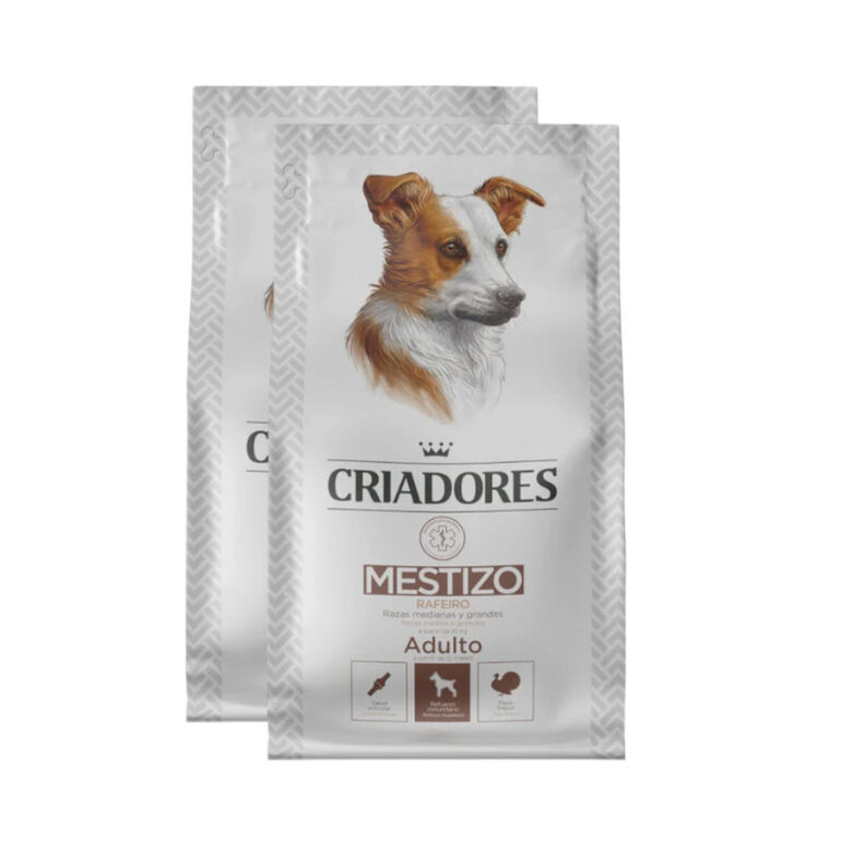 Criadores Mestizo Pavo pienso para perros medianos thumbnail