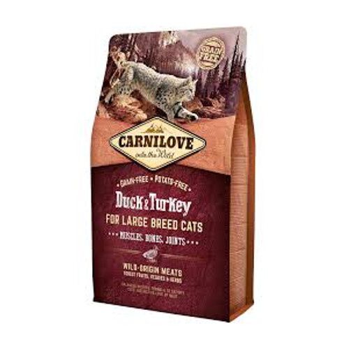 Carnilove Duck & Turkey pienso para&nbsp;gatos grandes Imagen numero 1