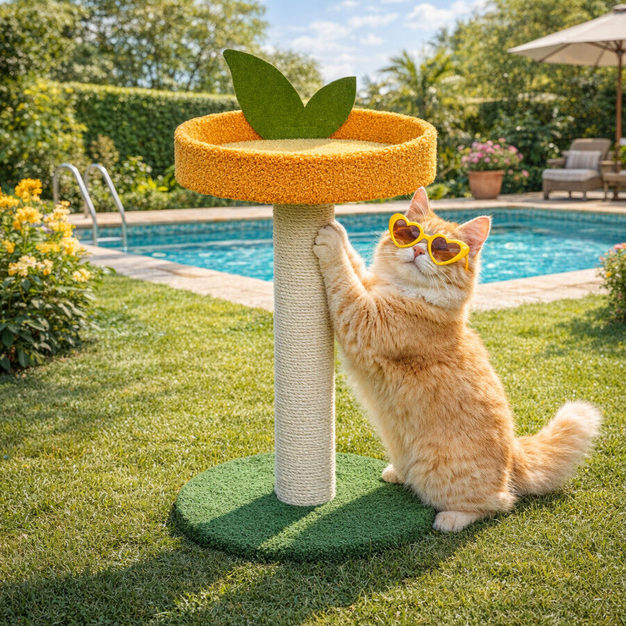 Summer Vibes Rascador  Fruta Naranja para gatos, , large Imagen numero 1