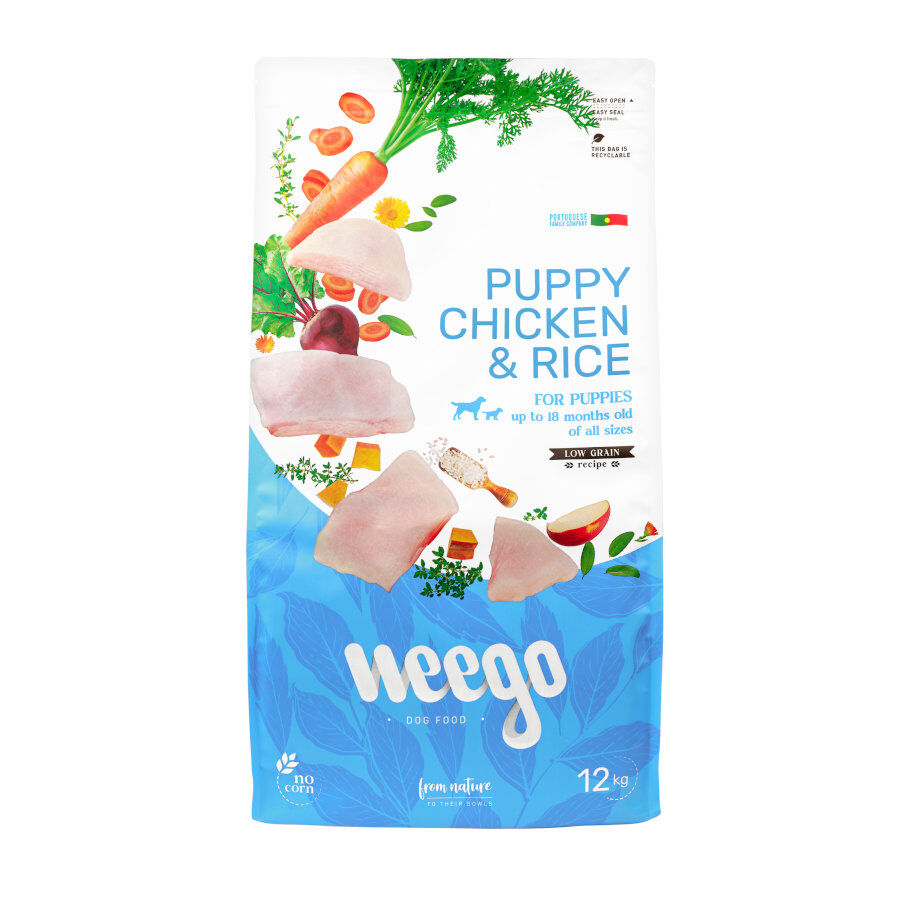 Weego Puppy Pollo y Arroz pienso para cachorros, , large Imagen numero 1