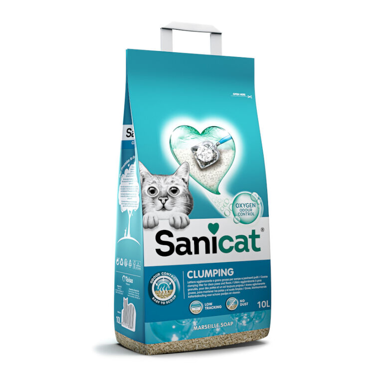 Sanicat Cumpling White Marseille Active Arena Aglomerante para gatos thumbnail