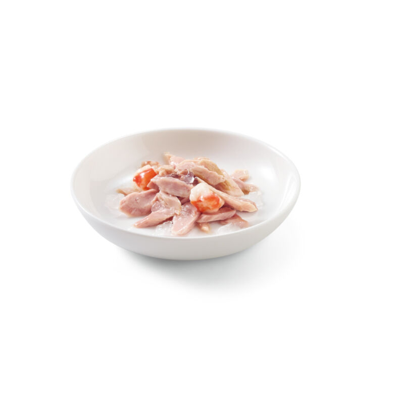 Schesir Adult Atún y Surimi en gelatina lata para gatos thumbnail