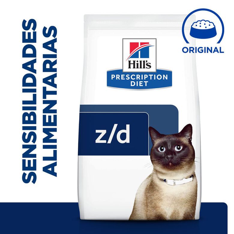 Hill&#039;s Prescription Diet z/d Food Sensitives pienso para gatos thumbnail
