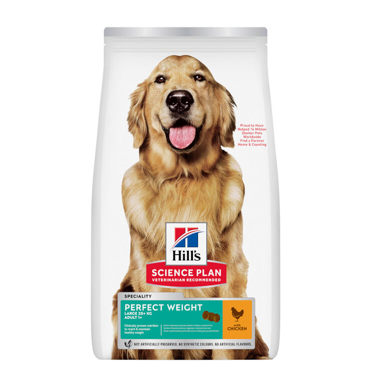 12 kg Hill's Science Plan Perfect Weight Adult Large Pollo pienso para perros,  Imagen numero 1 12 kg Hill's Science Plan Perfect Weight Adult Large Pollo pienso para perros, , large Imagen numero 1