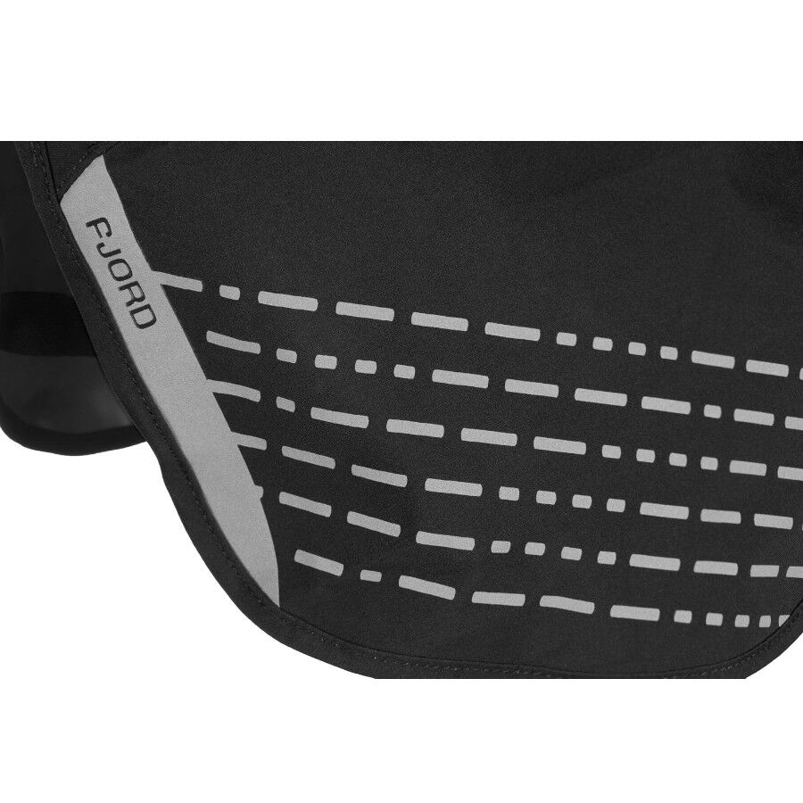 Non-stop dogwear Fjord Chubasquero Impermeable Negro para perros thumbnail