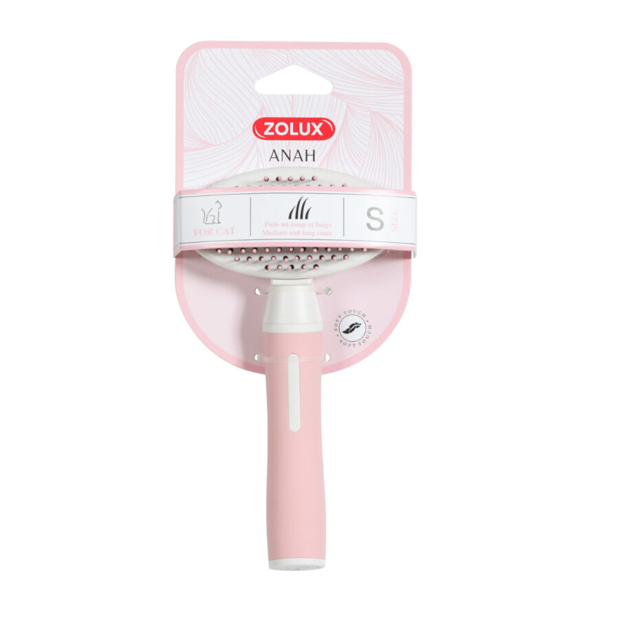 Zolux Anah Slicker Retráctil Carda Suave para gatos thumbnail