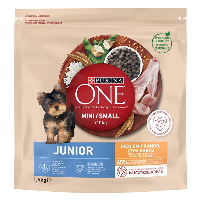 1.5 kg Purina One Junior Bifensis Pollo pienso para perros,  Imagen numero 1 1.5 kg Purina One Junior Bifensis Pollo pienso para perros, , large Imagen numero 1