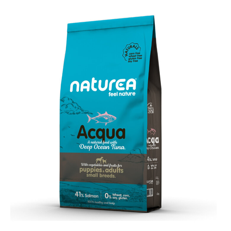 2 kg Naturea Naturals Acqua Small Breed Atún de Aguas Profundas pienso para perros,  Imagen numero 1 2 kg Naturea Naturals Acqua Small Breed Atún de Aguas Profundas pienso para perros, , large Imagen numero 1