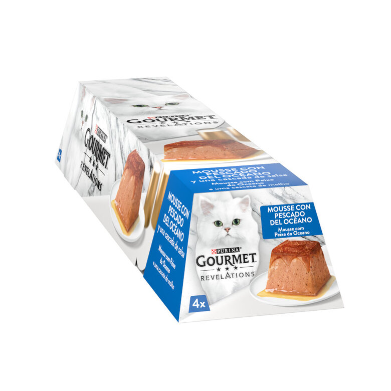 4 tarrinas x 57 g Gourmet Revelations Pescado del Océano tarrinas en mousse para gatos,  Imagen numero 1 4 tarrinas x 57 g Gourmet Revelations Pescado del Océano tarrinas en mousse para gatos, , large Imagen numero 1