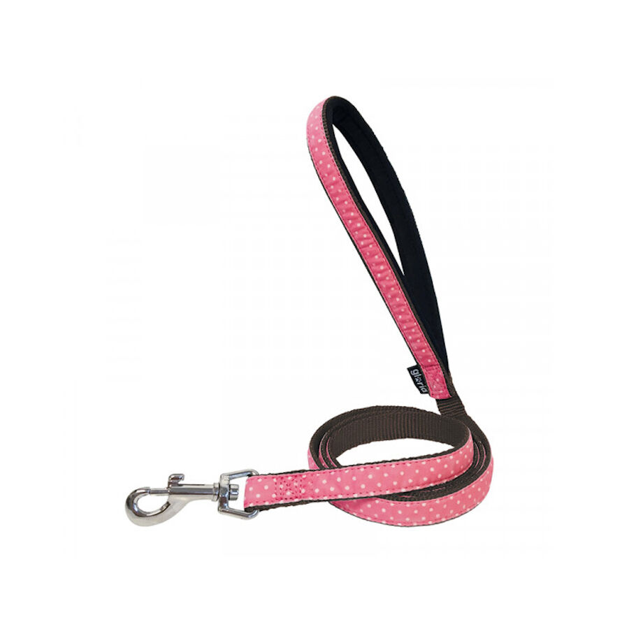Gloria Puntos Rosa correa para perros, , large Imagen numero 1