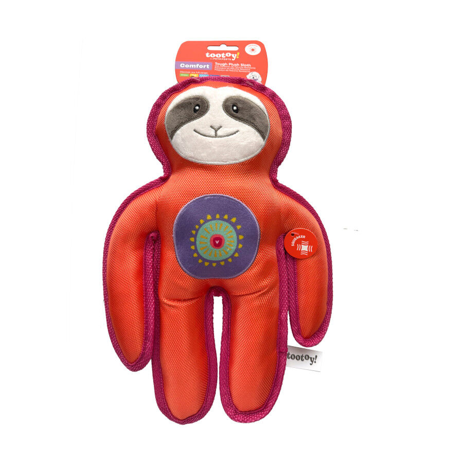 Tootoy! Perezoso Mordedor de Peluche Resistente para perros, , large Imagen numero 8