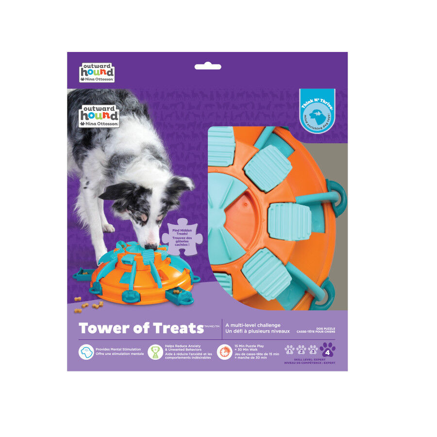 Nina Ottoson Torre rompecabezas con premios para perros thumbnail