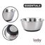Leeby Comedero Acero Inoxidable con Base Goma para perros y gatos, , large indicador imagen numero 3