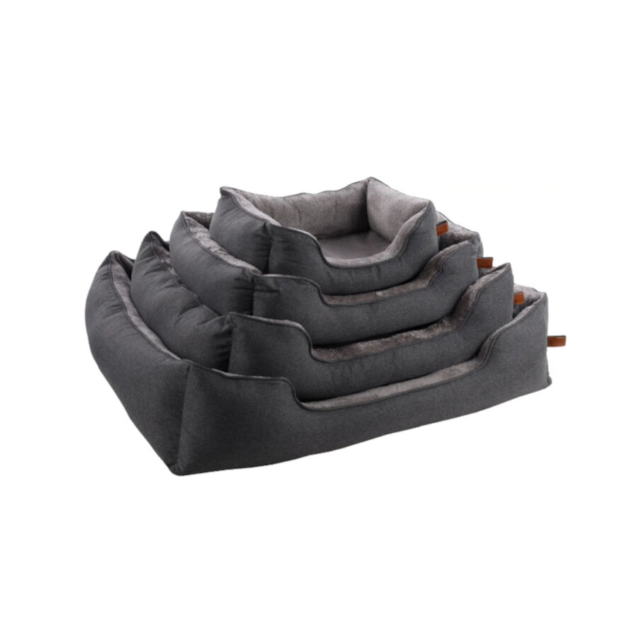 Flamingo Carlota Rect&aacute;ngulo Gris Claro cama cuna para perros, , large Imagen numero 5