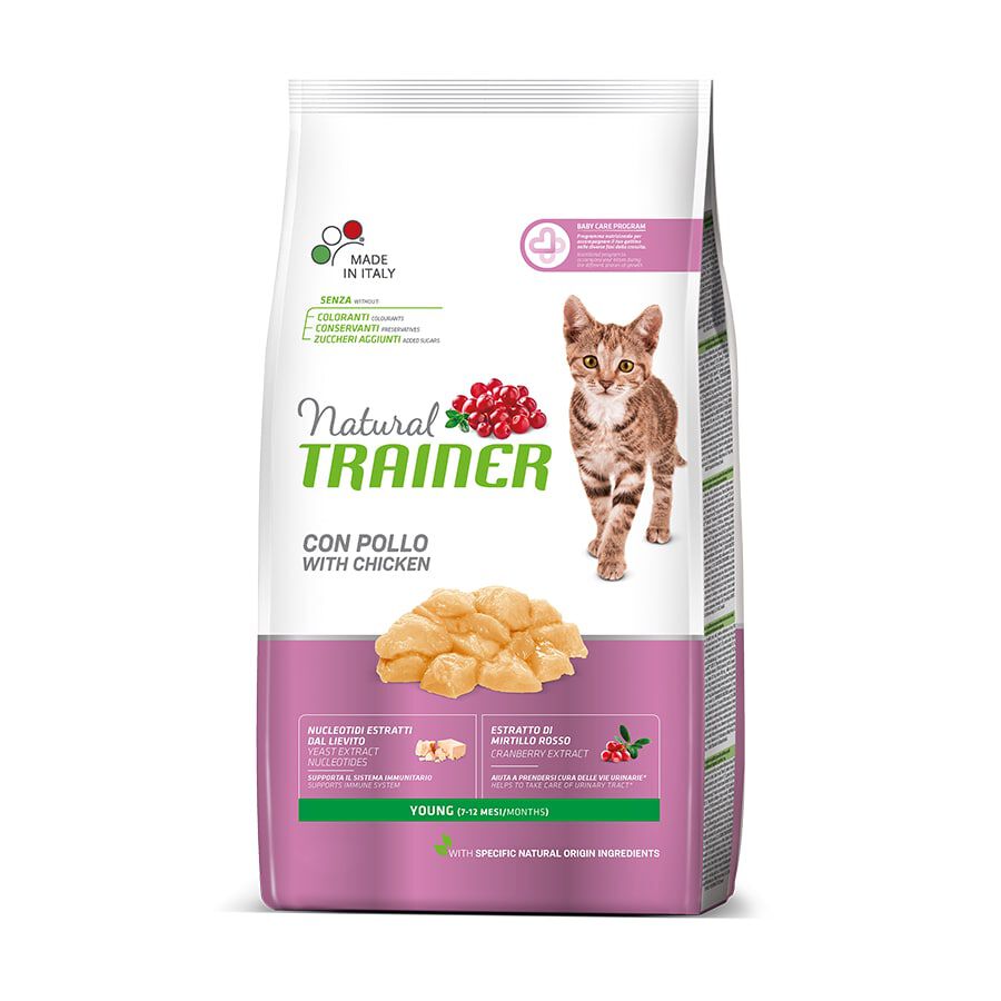 1.5 kg Natural Trainer Young Pollo pienso para gatos , , large Imagen numero 1