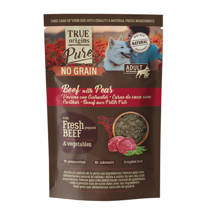 True Origins Pure Vacuno con Guisantes sobre para Perros, , large Imagen numero 1