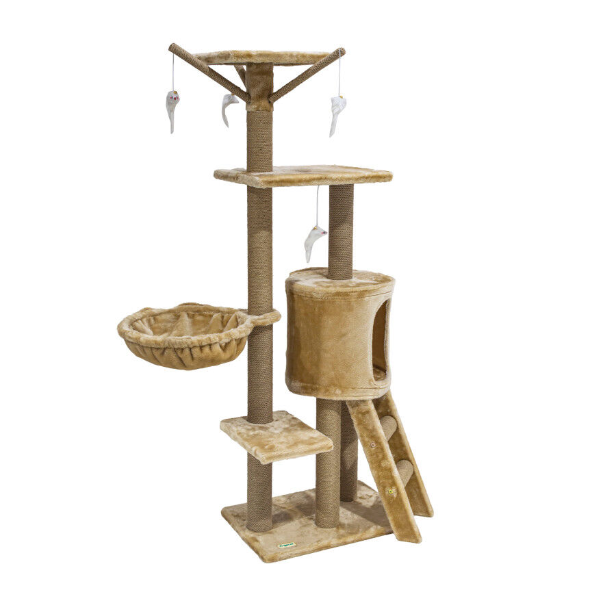 Freedog Rascador Curlcorner Beige para gatos, , large Imagen numero 3