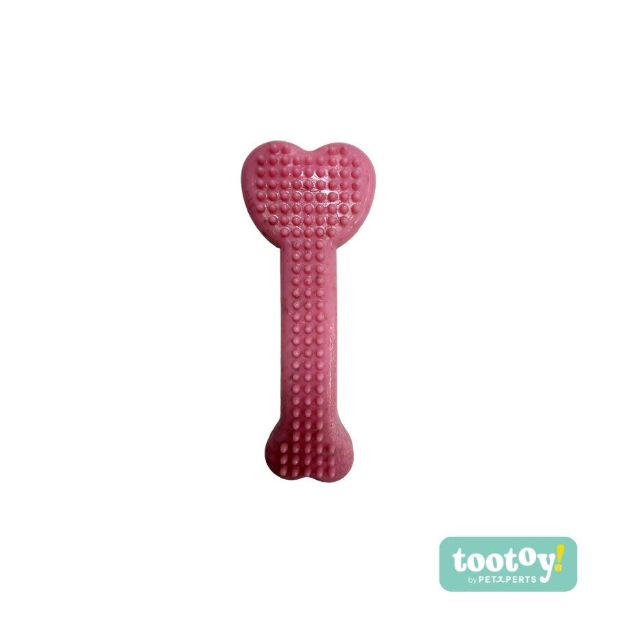 Tootoy! Puppy Hueso Llave Coraz&oacute;n Rosa Juguete para perros, , large Imagen numero 2