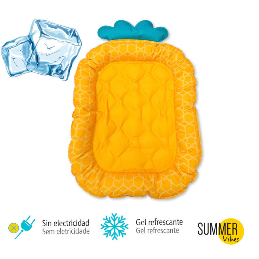 Summer Vibes Cama con forma de piña refrescante para perros thumbnail