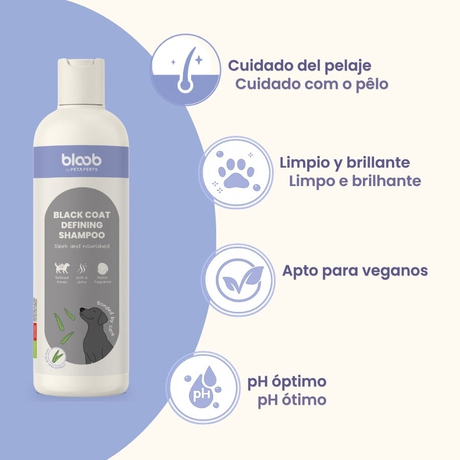 Bloob Champ&uacute; Definidor Mantos Negros Mel&oacute;n para perros, , large Imagen numero 6