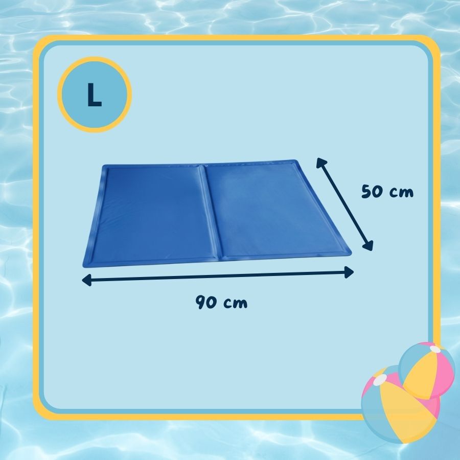 Summer Vibes Manta Refrescante Azul para perros, , large Imagen numero 4