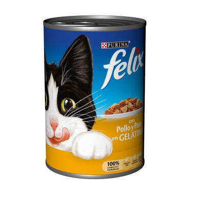 Felix Pollo y Pato en Gelatina lata 