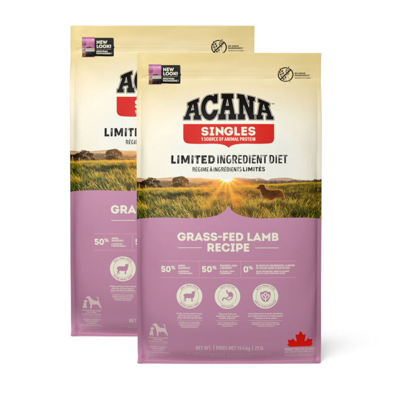 Acana Singles Grass-Fed Cordero pienso para perros thumbnail
