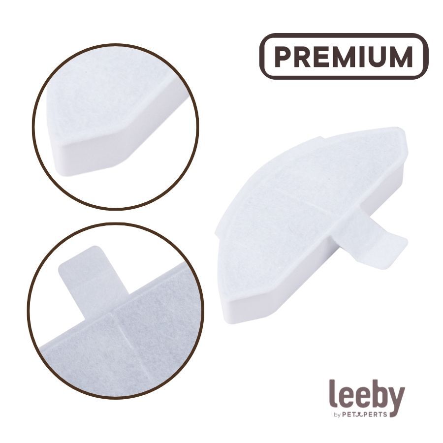 Leeby Set 3 Recambios de Filtros para Fuente  sin Cable de perros y gatos, , large Imagen numero 3
