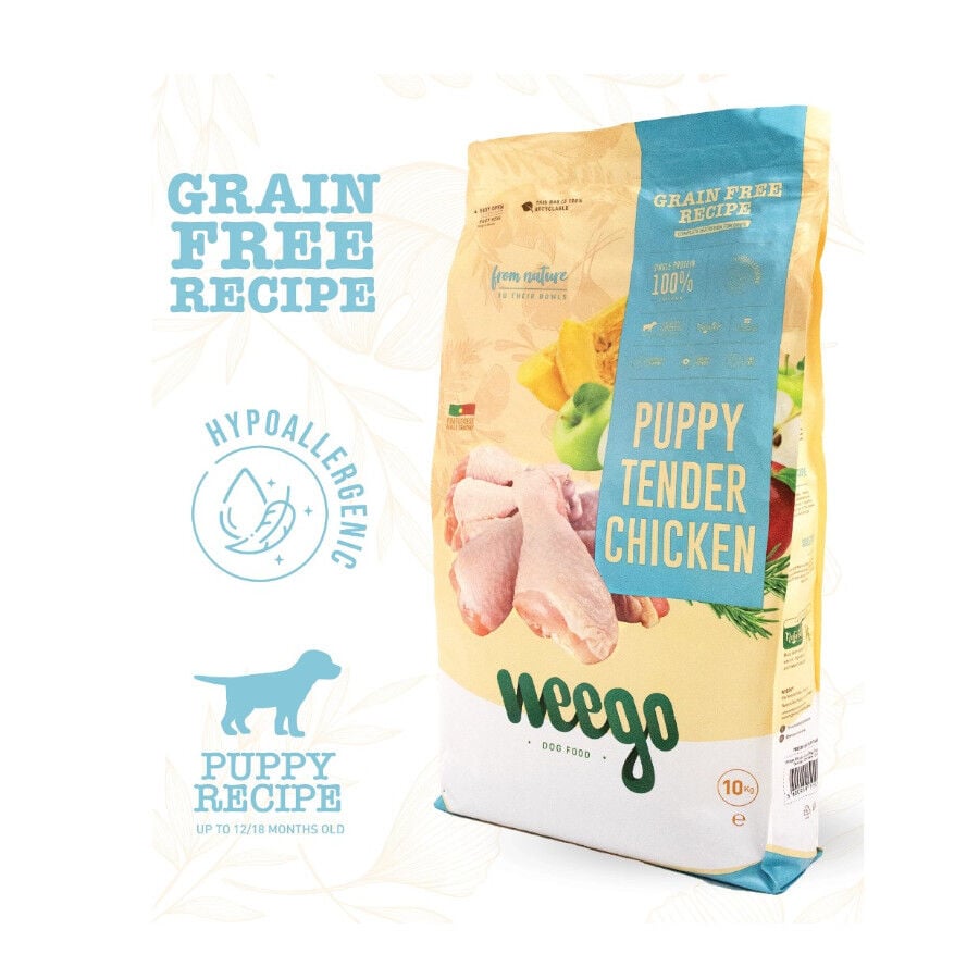 10 kg Weego Grain Free Puppy Tender Pollo pienso para cachorros&nbsp;, , large Imagen numero 2