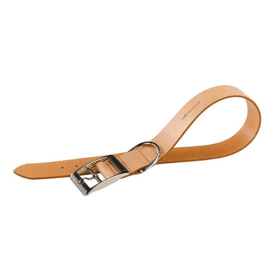 Ferplast Collar de Cuero Marr&oacute;n Claro para perros, , large Imagen numero 1