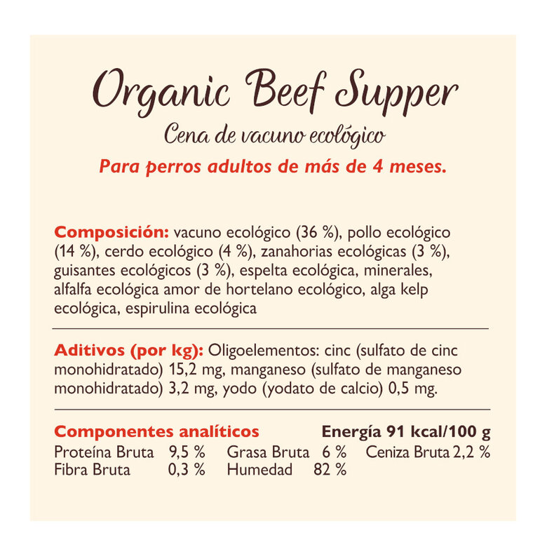150 g Lily's Kitchen Organic Ternera Tarrina para perros,  Imagen numero 3 150 g Lily's Kitchen Organic Ternera Tarrina para perros, , large Imagen numero 3