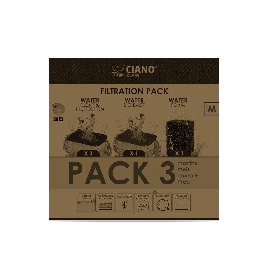 Ciano Pack Recambio Filtraci&oacute;n para Acuarios, , large Imagen numero 1