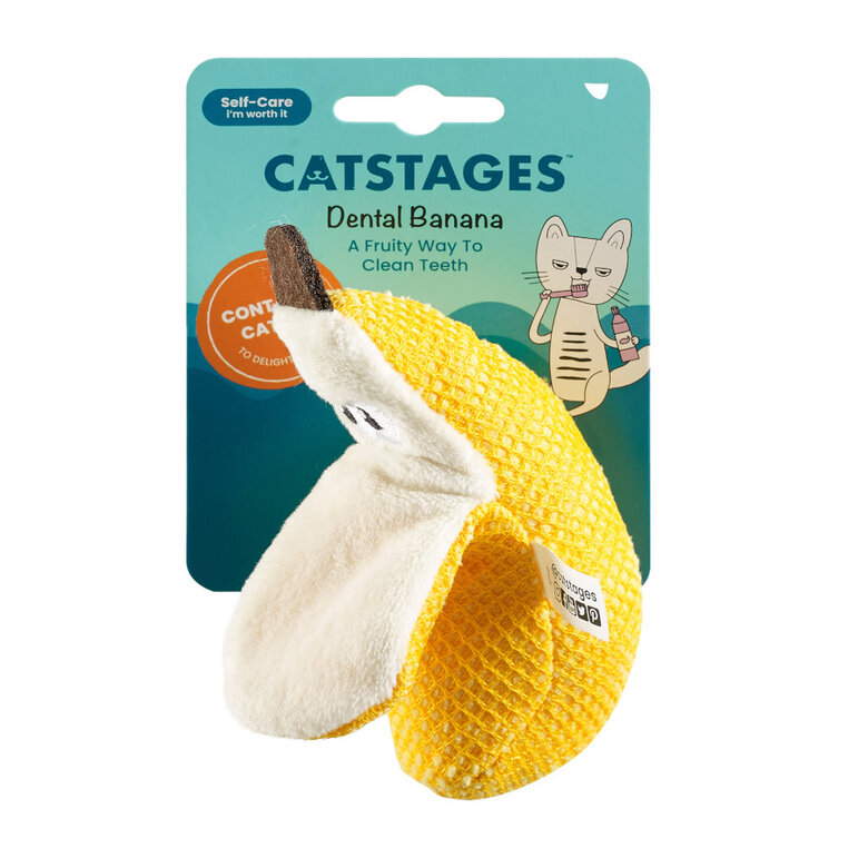 Catstages Dental Peluche Banana para gatos,  Imagen numero 7 Catstages Dental Peluche Banana para gatos, , large Imagen numero 7
