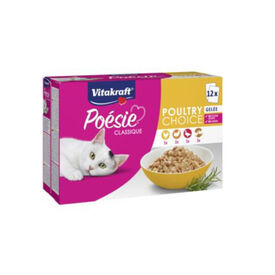 Vitakraft Poésie Classique Aves Sobre en Salsa para gatos