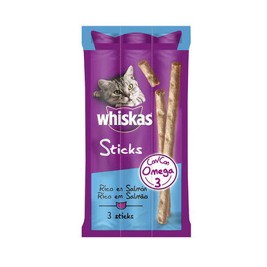 Whiskas Sticks Snacks  Salmón para Gatos