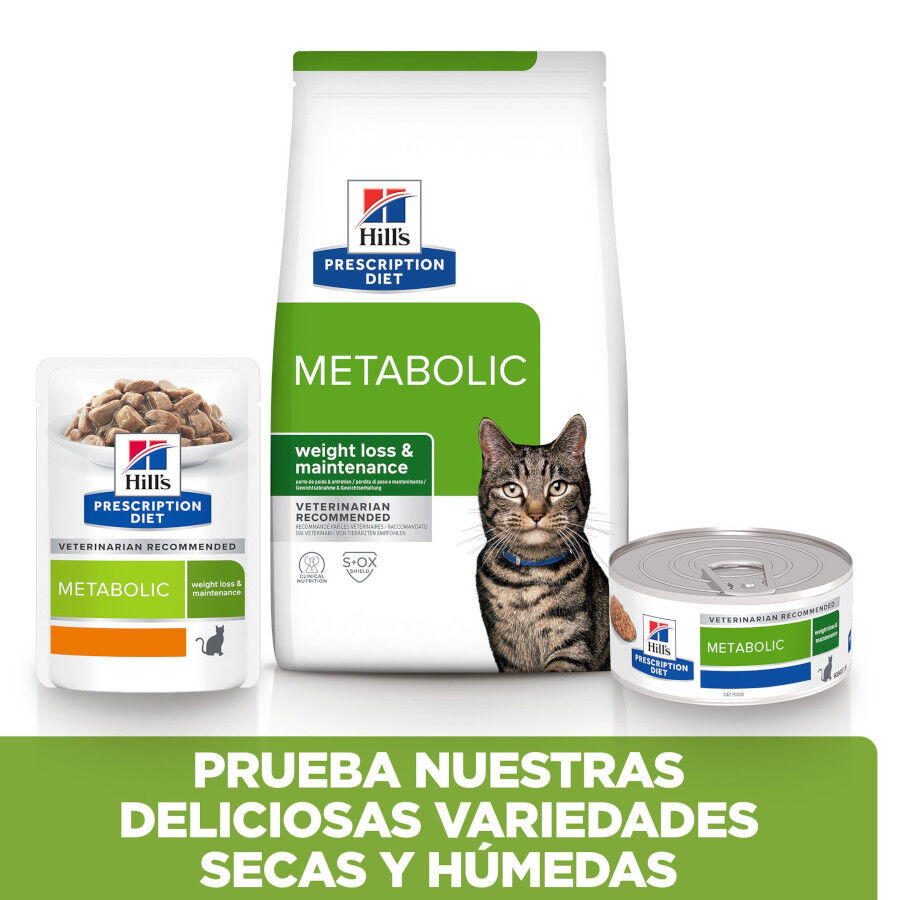 Hill&#039;s Prescription Diet Metabolic Atún pienso para gatos thumbnail