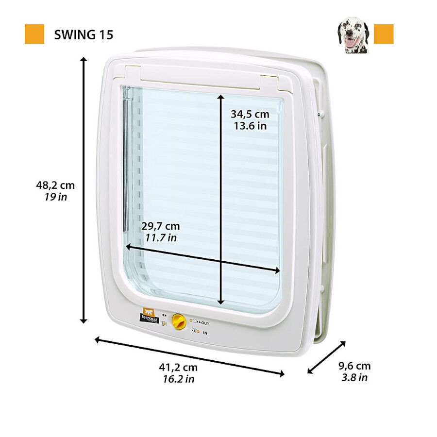Ferplast Swing 15 Puerta para perros y gatos thumbnail