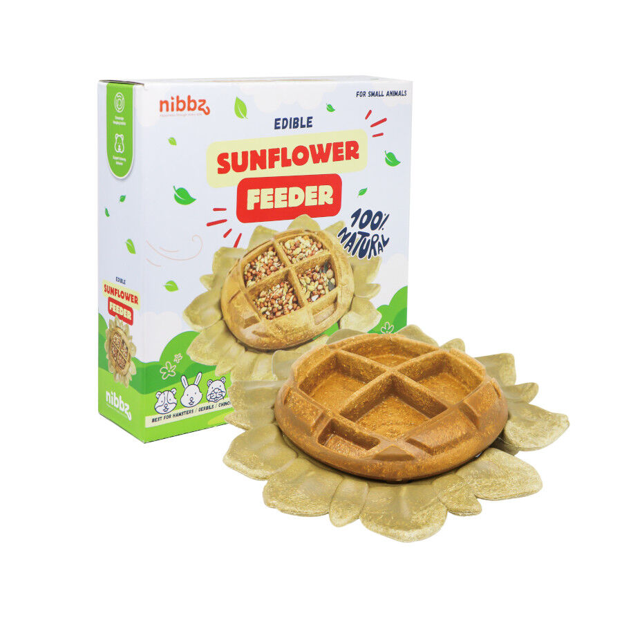 Nibbz Comedero de Girasol Comestibles complemento alimenticio para roedores, , large Imagen numero 1