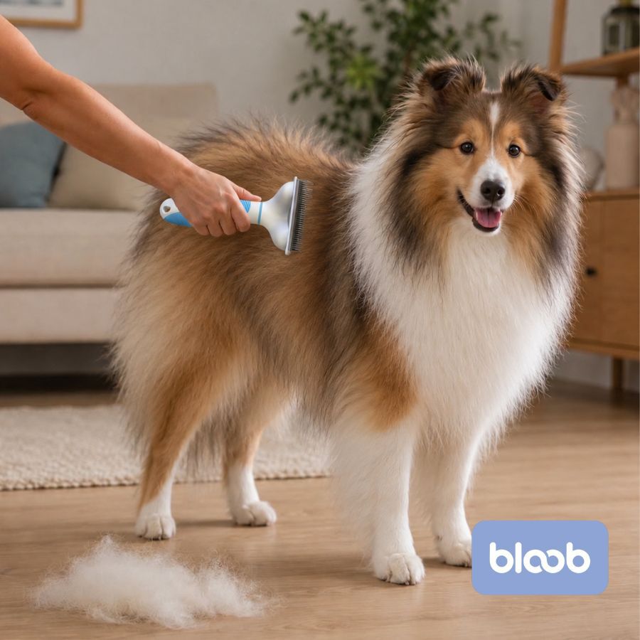 Bloob Cepillo Deslanador Subpelo para perros, , large Imagen numero 2