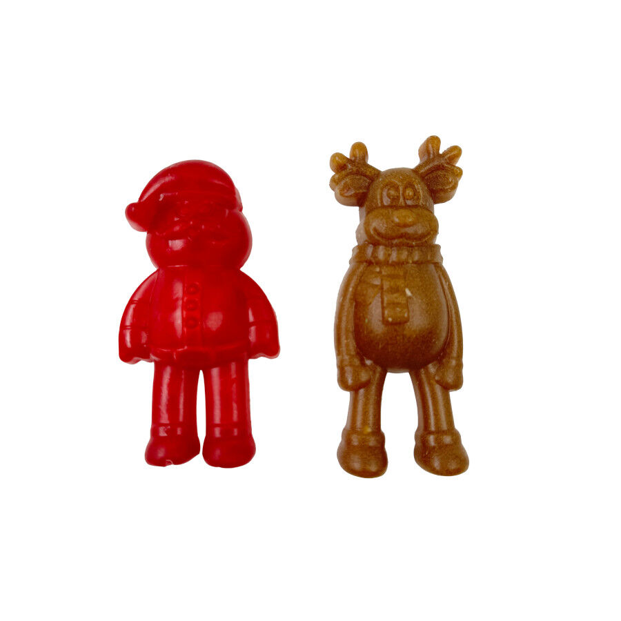 Wonder Christmas Snacks Reno&amp;Santa Navideños para perros thumbnail